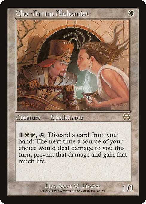 Cho-Arrim Alchemist, carta Magic di tipo Creature — Human Spellshaper illustrata da Scott M. Fischer