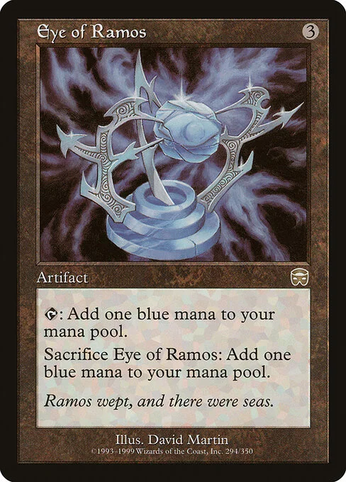 Eye of Ramos, carta Magic di tipo Artifact illustrata da David Martin