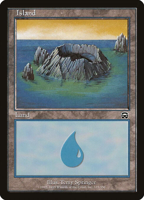 Island, carta Magic di tipo Basic Land — Island illustrata da Terry Springer