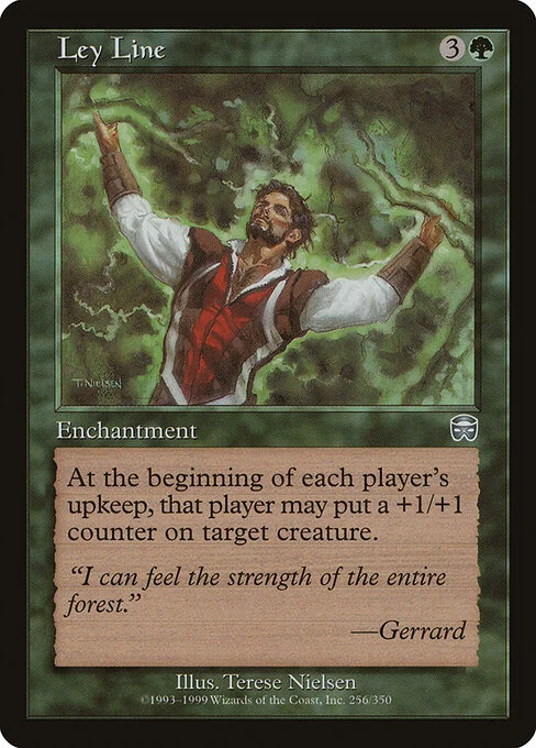 Ley Line, carta Magic di tipo Enchantment illustrata da Terese Nielsen