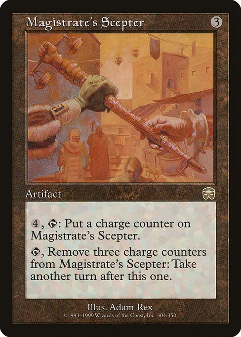 Magistrate's Scepter, carta Magic di tipo Artifact illustrata da Adam Rex