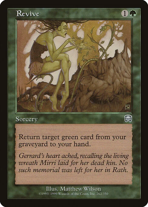 Revive, carta Magic di tipo Sorcery illustrata da Matthew D. Wilson
