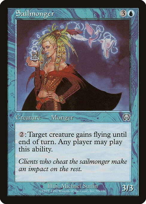 Sailmonger, carta Magic di tipo Creature — Human Monger illustrata da Michael Sutfin