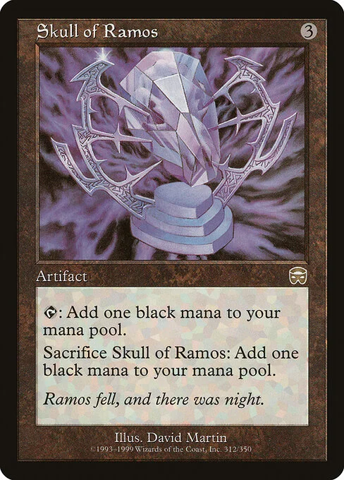 Skull of Ramos, carta Magic di tipo Artifact illustrata da David Martin