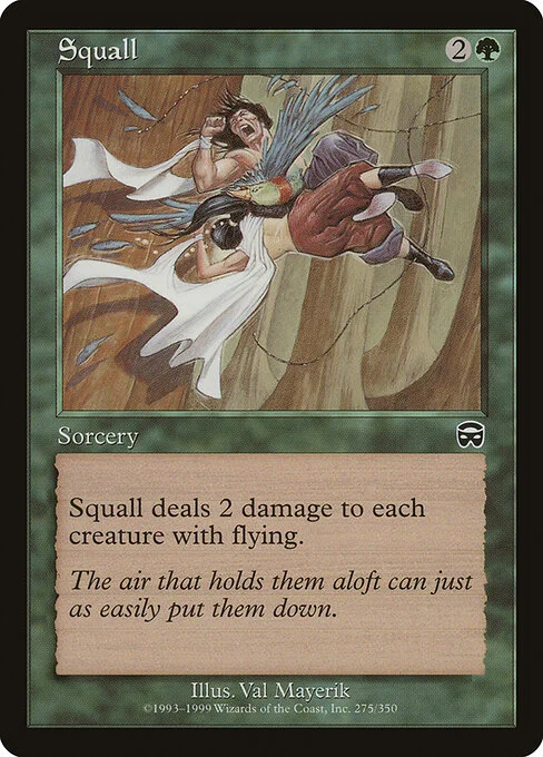 Squall, carta Magic di tipo Sorcery illustrata da Val Mayerik