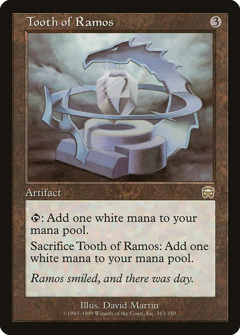 Tooth of Ramos, carta Magic di tipo Artifact illustrata da David Martin