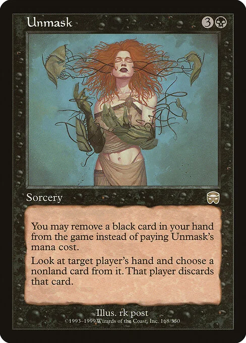 Unmask, carta Magic di tipo Sorcery illustrata da rk post