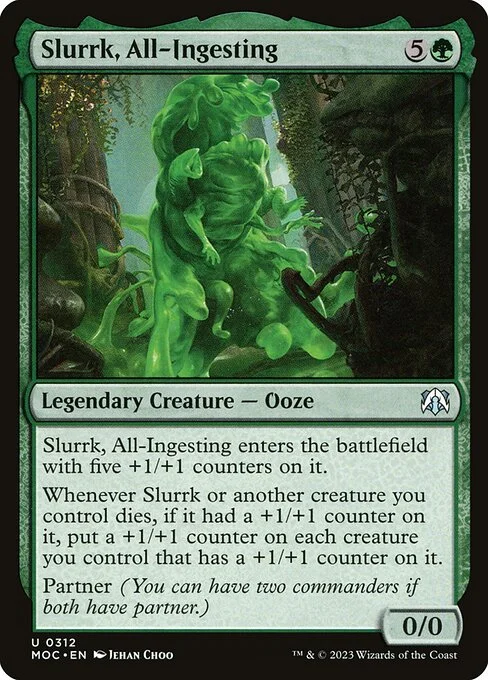 Slurrk, All-Ingesting, carta Magic di tipo Legendary Creature — Ooze illustrata da Jehan Choo