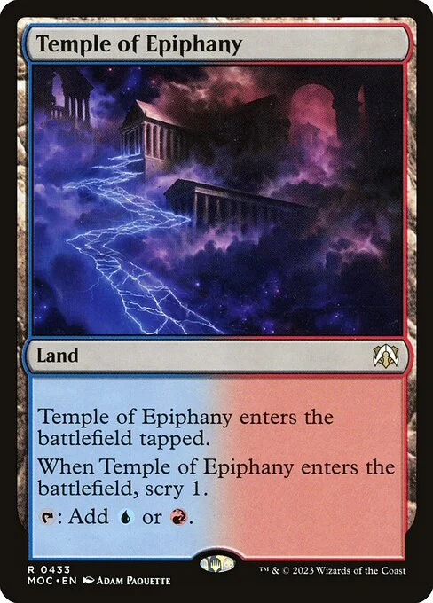 Temple of Epiphany, carta Magic di tipo Land illustrata da Adam Paquette
