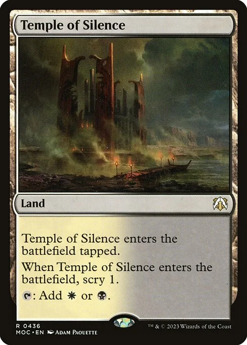 Temple of Silence, carta Magic di tipo Land illustrata da Adam Paquette