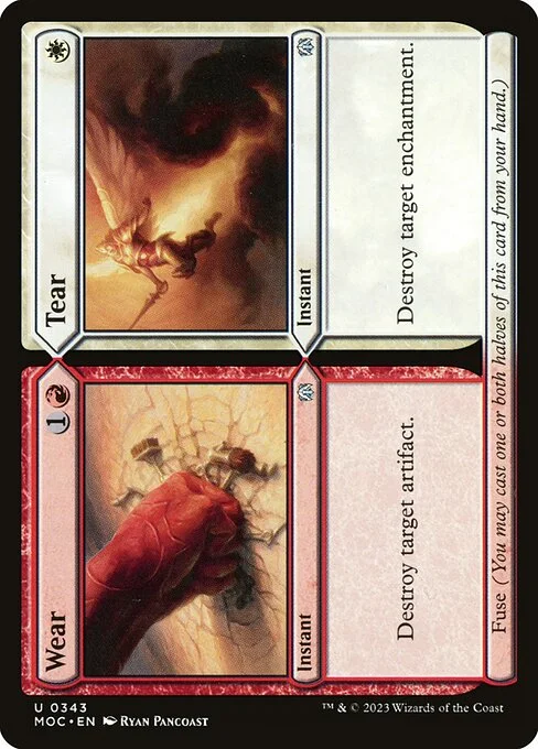 Wear // Tear, carta Magic di tipo Instant // Instant illustrata da Ryan Pancoast