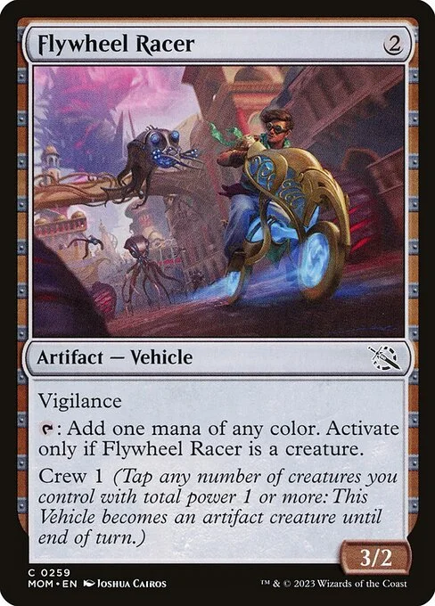 Flywheel Racer, carta Magic di tipo Artifact — Vehicle illustrata da Joshua Cairos