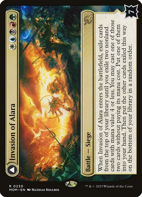 Invasion of Alara // Awaken the Maelstrom, carta Magic di tipo Battle — Siege // Sorcery illustrata da Mathias Kollros