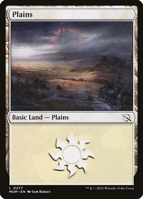 Plains, carta Magic di tipo Basic Land — Plains illustrata da Sam Burley