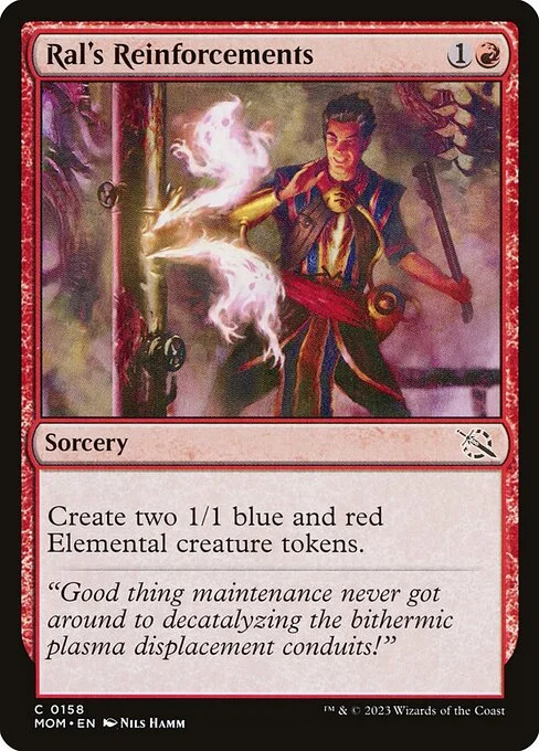 Ral's Reinforcements, carta Magic di tipo Sorcery illustrata da Nils Hamm