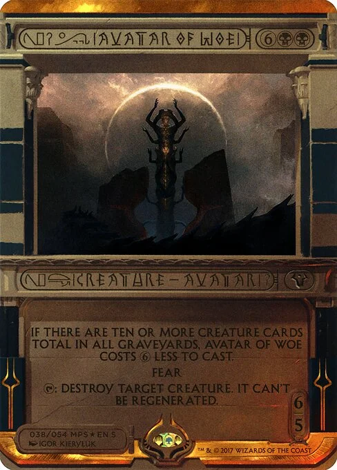 Avatar of Woe, carta Magic di tipo Creature — Avatar illustrata da Igor Kieryluk