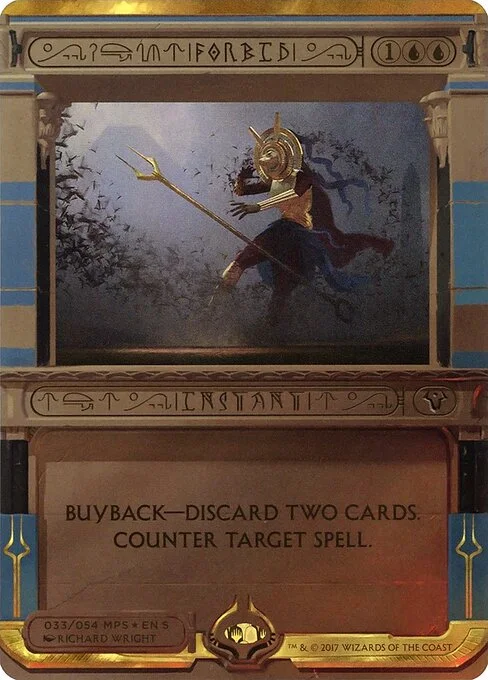 Forbid, carta Magic di tipo Instant illustrata da Richard Wright