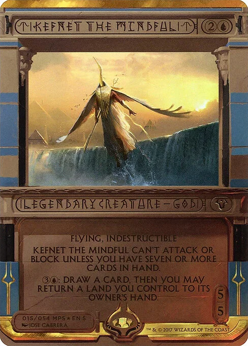 Kefnet the Mindful, carta Magic di tipo Legendary Creature — God illustrata da Jose Cabrera