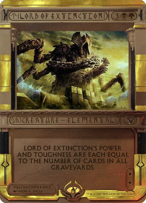 Lord of Extinction, carta Magic di tipo Creature — Elemental illustrata da Jason A. Engle