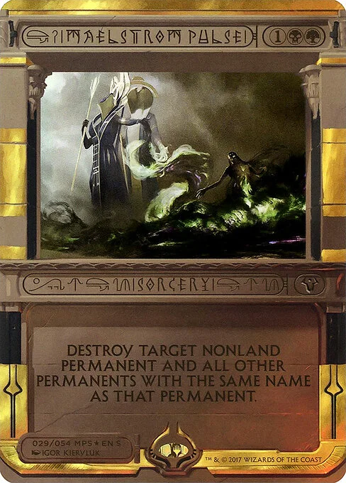Maelstrom Pulse, carta Magic di tipo Sorcery illustrata da Igor Kieryluk