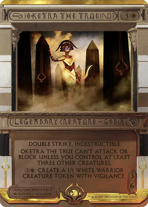 Oketra the True, carta Magic di tipo Legendary Creature — God illustrata da Bastien L. Deharme