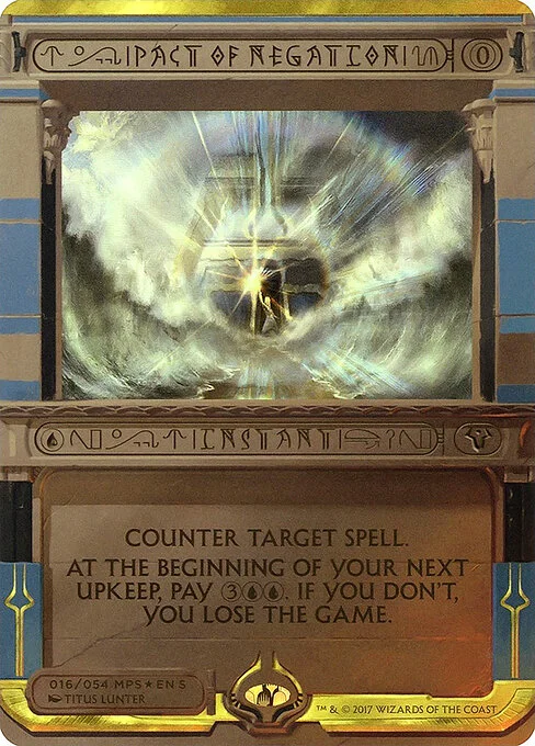 Pact of Negation, carta Magic di tipo Instant illustrata da Titus Lunter