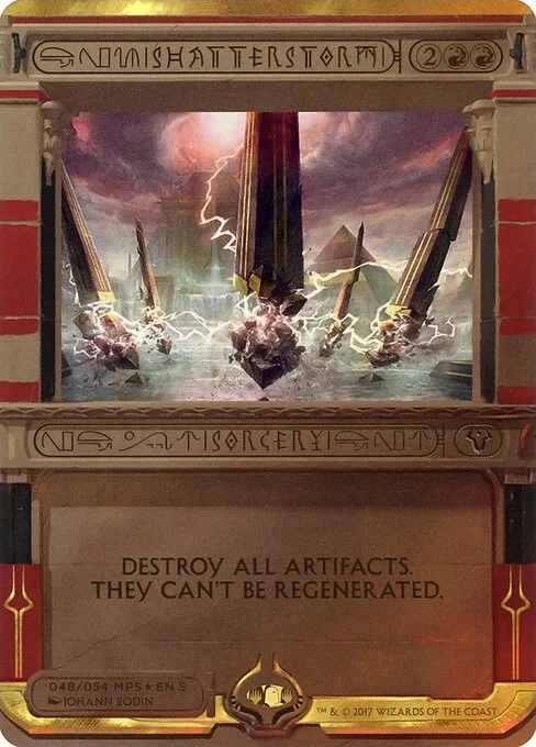 Shatterstorm, carta Magic di tipo Sorcery illustrata da Johann Bodin