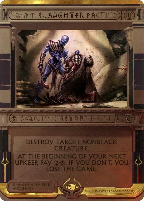 Slaughter Pact, carta Magic di tipo Instant illustrata da Josh Hass