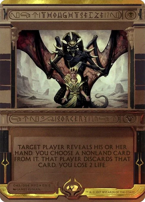 Thoughtseize, carta Magic di tipo Sorcery illustrata da James Ryman