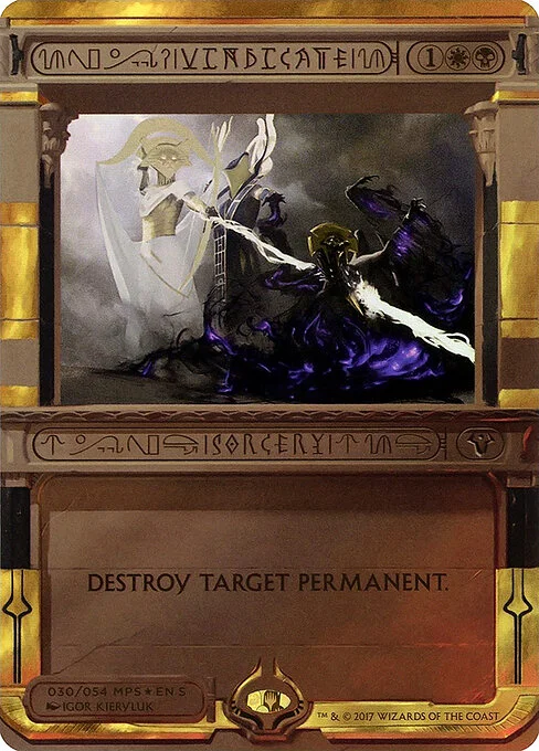 Vindicate, carta Magic di tipo Sorcery illustrata da Igor Kieryluk