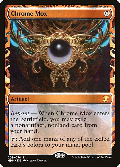 Chrome Mox, carta Magic di tipo Artifact illustrata da Kieran Yanner