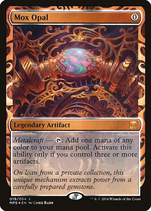 Mox Opal, carta Magic di tipo Legendary Artifact illustrata da Chris Rahn