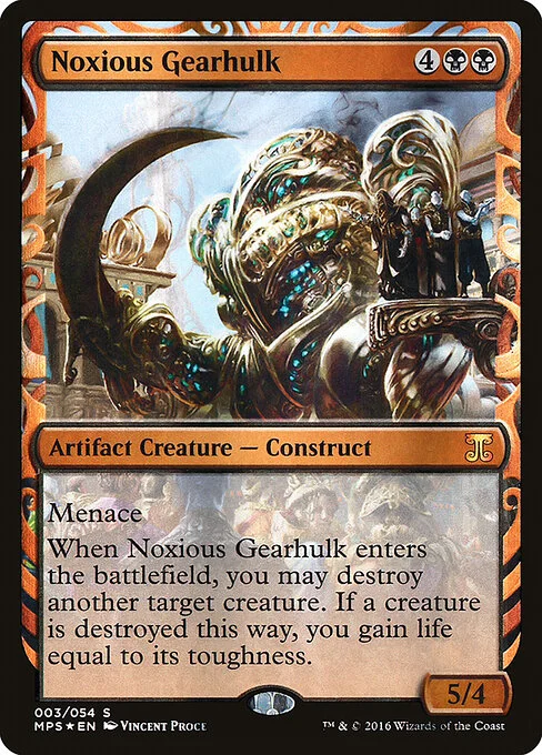 Noxious Gearhulk, carta Magic di tipo Artifact Creature — Construct illustrata da Vincent Proce