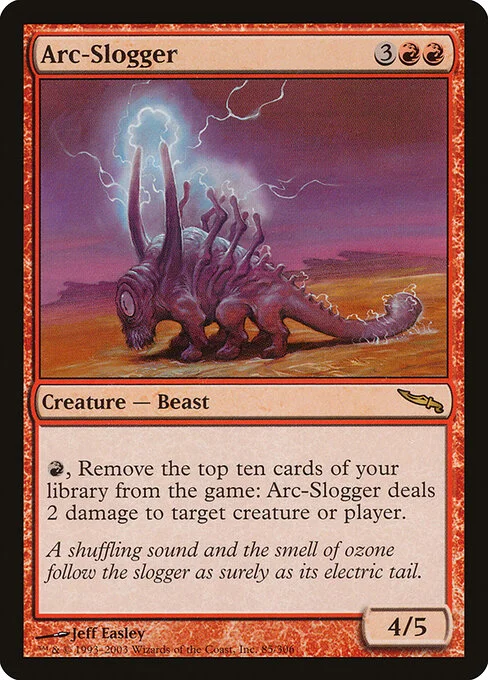 Arc-Slogger, carta Magic di tipo Creature — Beast illustrata da Jeff Easley