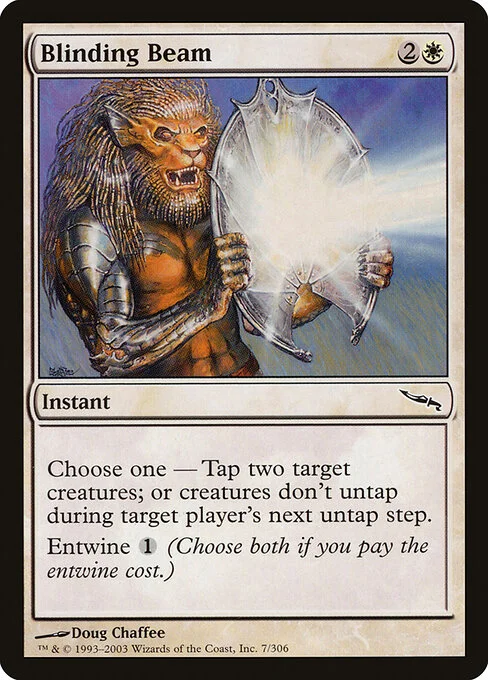 Blinding Beam, carta Magic di tipo Instant illustrata da Doug Chaffee