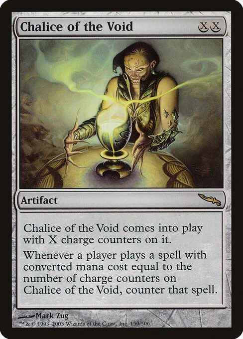 Chalice of the Void, carta Magic di tipo Artifact illustrata da Mark Zug