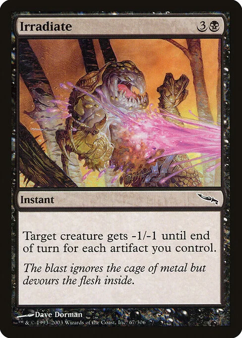 Irradiate, carta Magic di tipo Instant illustrata da Dave Dorman