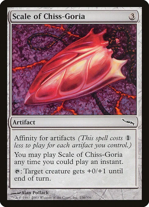 Scale of Chiss-Goria, carta Magic di tipo Artifact illustrata da Alan Pollack