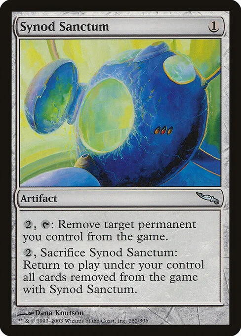 Synod Sanctum, carta Magic di tipo Artifact illustrata da Dana Knutson