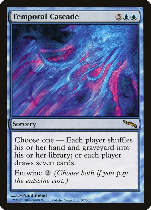 Temporal Cascade, carta Magic di tipo Sorcery illustrata da Puddnhead