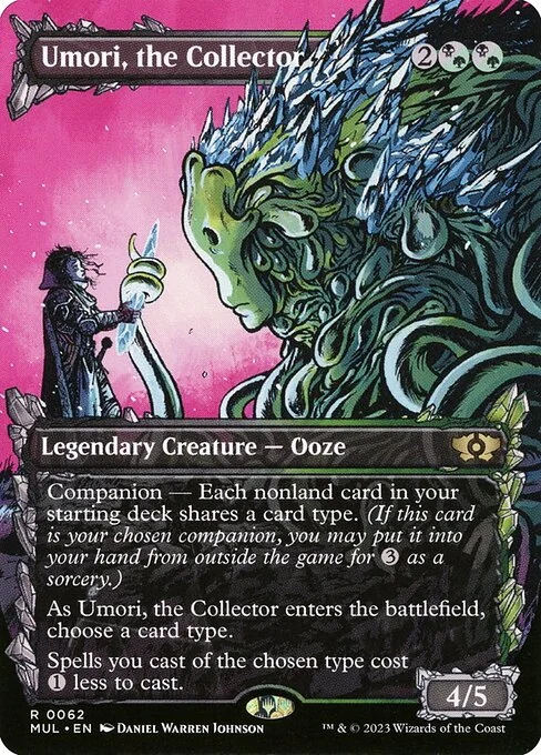 Umori, the Collector, carta Magic di tipo Legendary Creature — Ooze illustrata da Daniel Warren Johnson