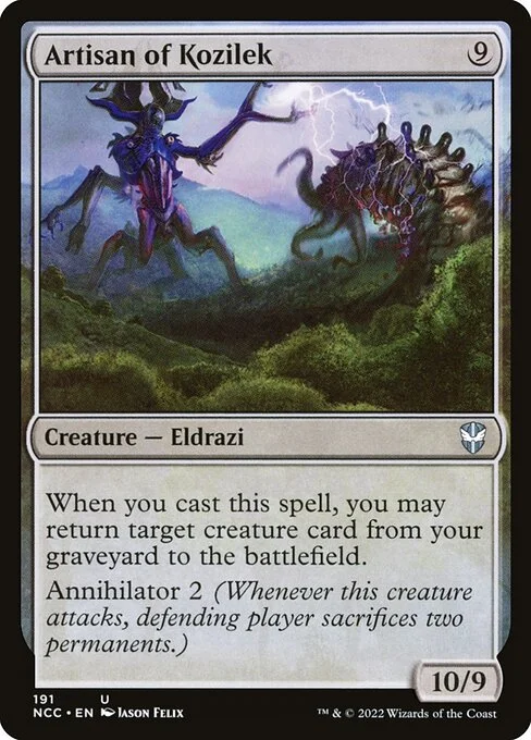 Artisan of Kozilek, carta Magic di tipo Creature — Eldrazi illustrata da Jason Felix