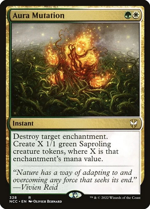 Aura Mutation, carta Magic di tipo Instant illustrata da Olivier Bernard