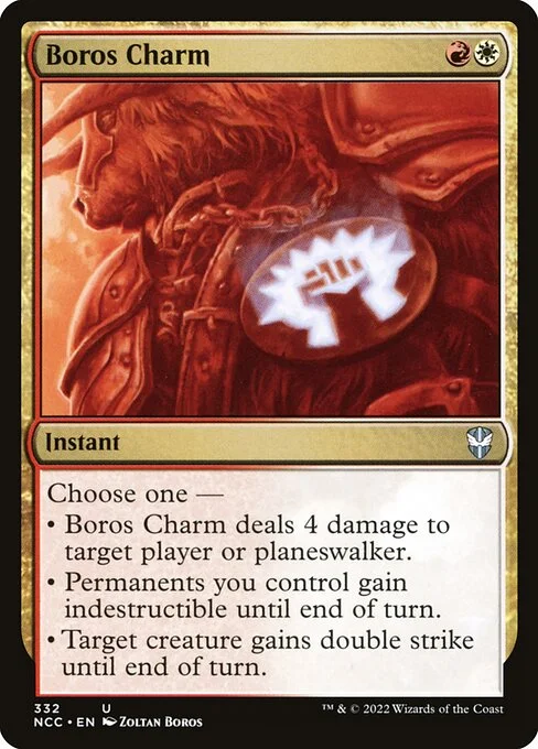 Boros Charm, carta Magic di tipo Instant illustrata da Zoltan Boros