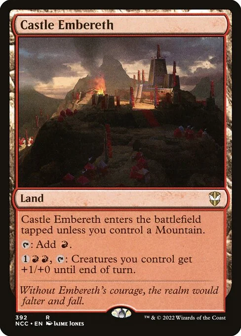 Castle Embereth, carta Magic di tipo Land illustrata da Jaime Jones