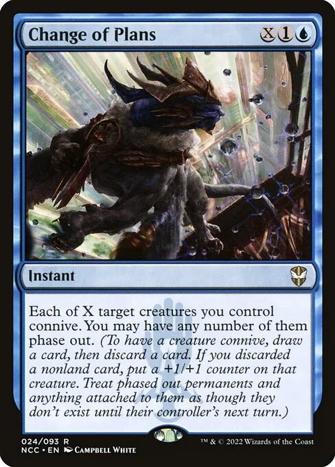Change of Plans, carta Magic di tipo Instant illustrata da Campbell White