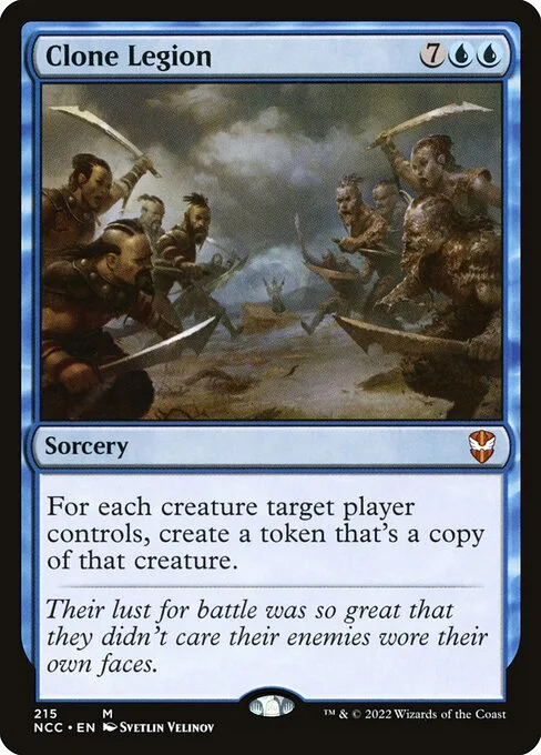 Clone Legion, carta Magic di tipo Sorcery illustrata da Svetlin Velinov