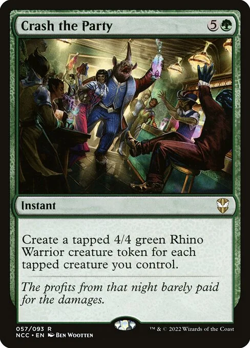 Crash the Party, carta Magic di tipo Instant illustrata da Ben Wootten