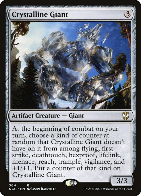 Crystalline Giant, carta Magic di tipo Artifact Creature — Giant illustrata da Jason Rainville