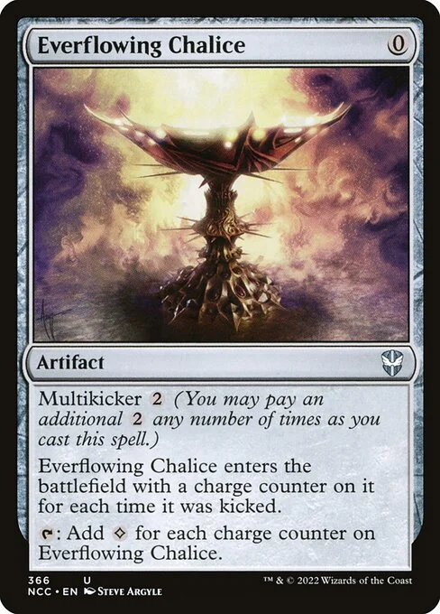 Everflowing Chalice, carta Magic di tipo Artifact illustrata da Steve Argyle